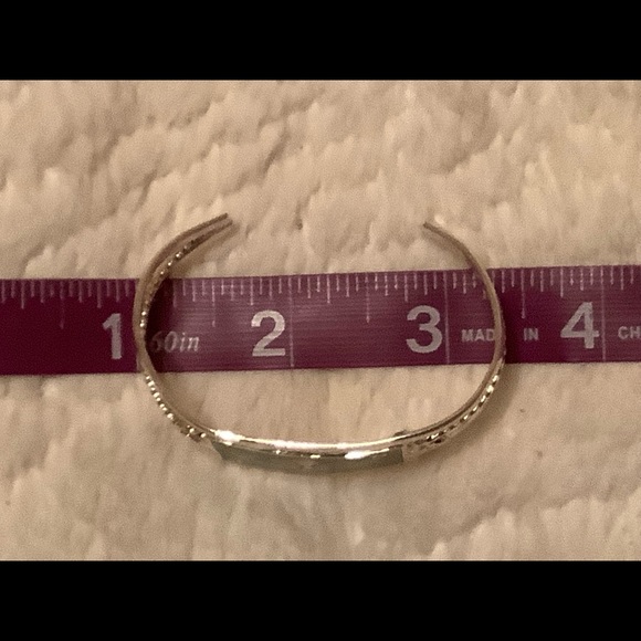 New Alpaca Mexico Mother of Pearl Cuff Bracelet - Picture 4 of 4